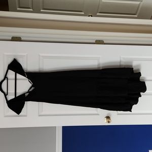 NEVER BEEN WORN Urban Outfitters Siren Strappy Black Midi Dress